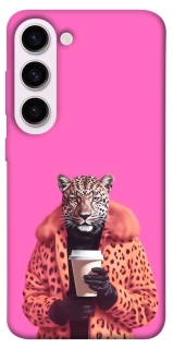 Чехол на Samsung Galaxy S23+ Леопард с кофе фото 1 из 1