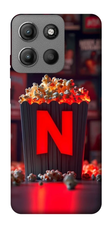 Чехол на Motorola Moto G15 Power Netflix and popcorn фото 1 из 1