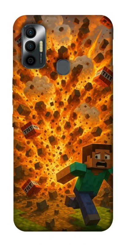 Чохол на TECNO Spark 7 Minecraft v7 фото 1 з 1