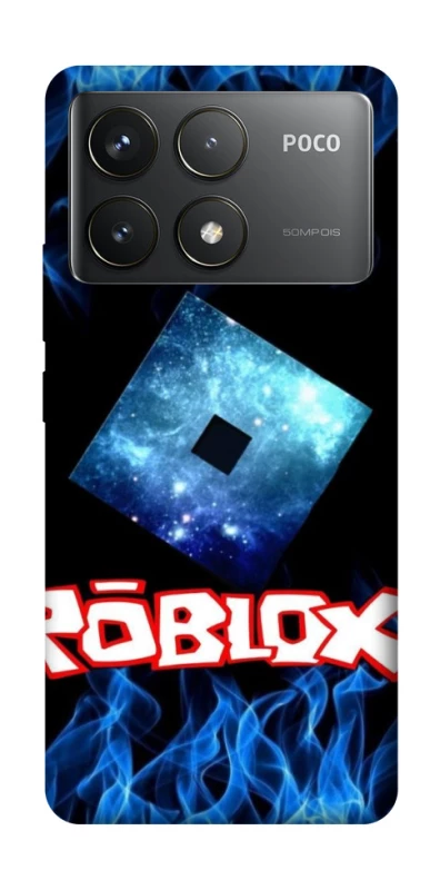 Чохол на Xiaomi Poco F6 Pro Roblox Galaxy Flame Logo фото 1 з 1