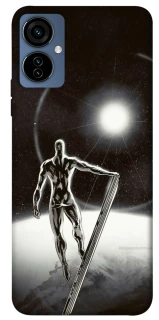 Чехол на TECNO Camon 19 Neo Серебряный сёрфер фото 1 из 1