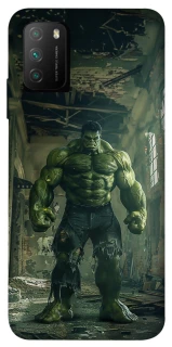 Чохол на Xiaomi Poco M3 Angry Hulk фото 1 з 1