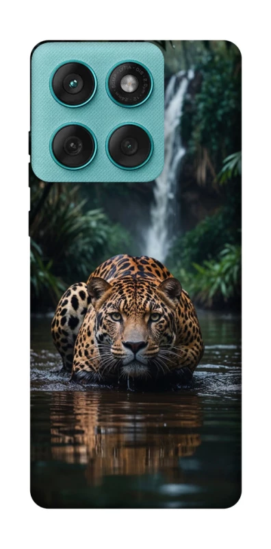 Чохол на Motorola Edge 60 Fusion Leopard in water фото 1 з 1