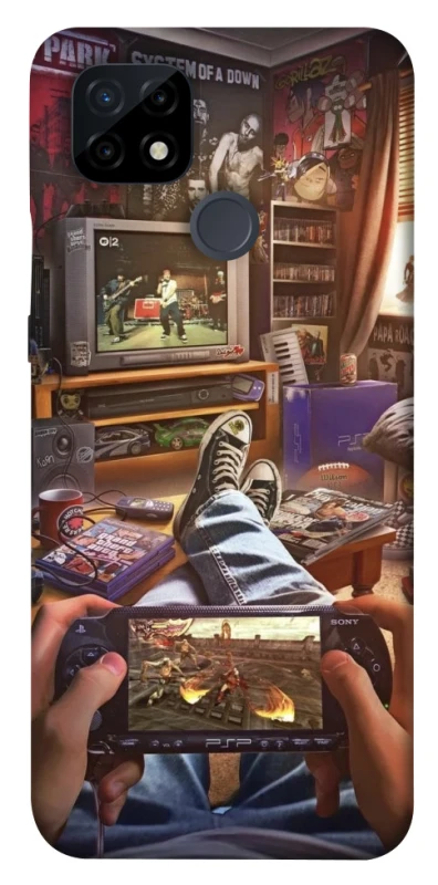 Чехол на Realme C21 Retro style v4 фото 1 из 1