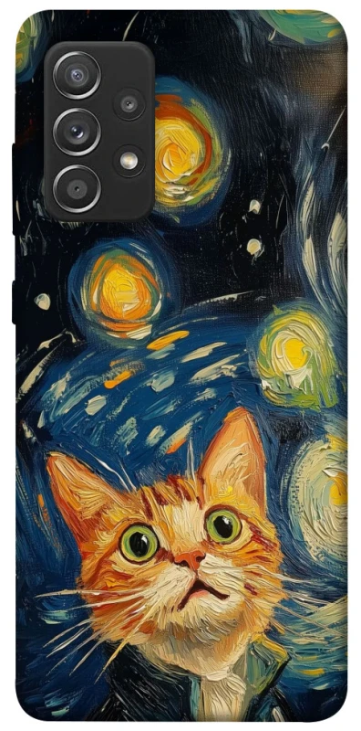 Чехол на Samsung Galaxy A52 4G / A52 5G paint cat фото 1 из 1