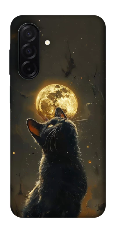 Чохол на Samsung Galaxy A26 5G Кіт під місяцем v2 фото 1 з 1