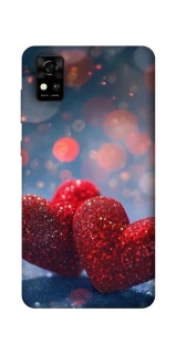 Чехол на ZTE Blade A31 Red hearts фото 1 из 1