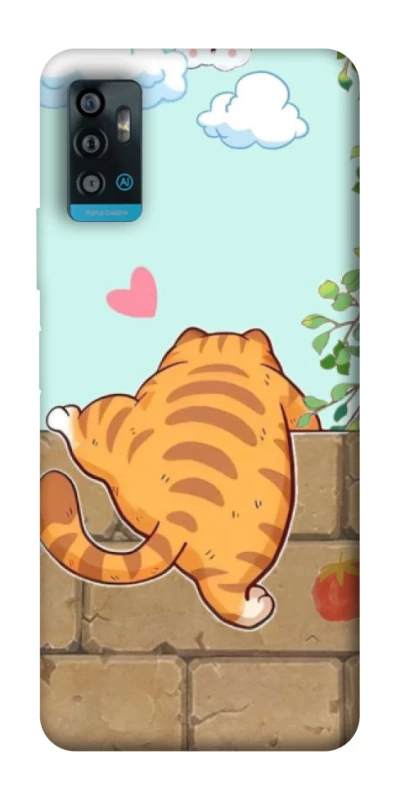 Чохол на ZTE Blade A71 Cat the meow фото 1 з 1