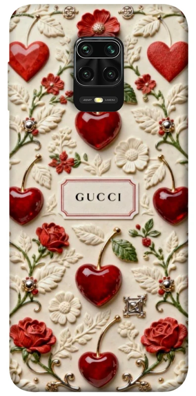 Чехол на Xiaomi Redmi Note 9s / Note 9 Pro / Note 9 Pro Max Gucci ver.2 фото 1 из 1