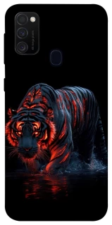Чохол на Samsung Galaxy M30s / M21 fire tiger фото 1 з 1