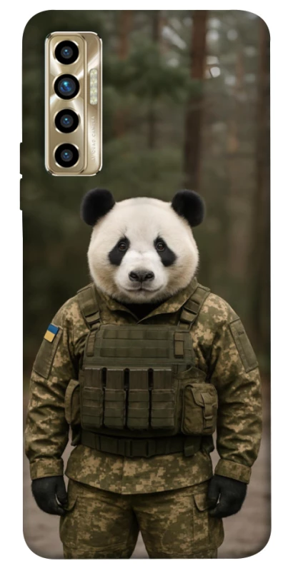 Чехол на TECNO Camon 17P Панда защитник фото 1 из 1