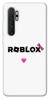Чехол на Xiaomi Mi Note 10 Lite Roblox heart фото 1 из 1