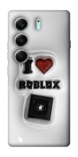 Чехол на Tecno Camon 40 Pro I love Roblox фото 1 из 1