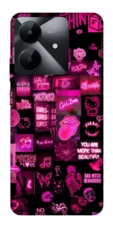 Чехол на Realme Note 60x Hot collage ver.8 фото 1 из 1