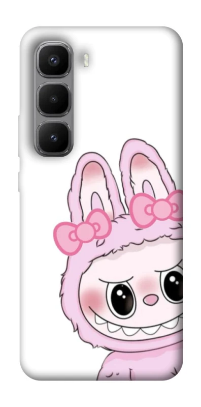 Чохол на Infinix Hot 60 Pro+ Labubu White фото 1 з 1