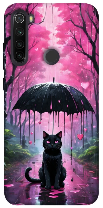 Чохол на Xiaomi Redmi Note 8T Black cat фото 1 з 1