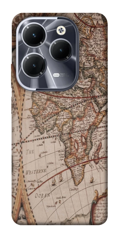 Чехол на Infinix Hot 40 Pro Карта путешествий фото 1 из 1