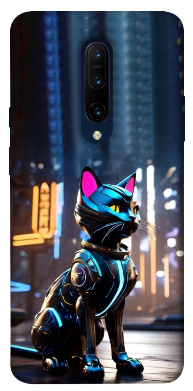 Чехол на OnePlus 7 Pro Cyber cat фото 1 из 1