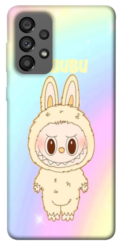 Чохол на Samsung Galaxy A73 5G Fluffy Rainbow Labubu фото 1 з 1