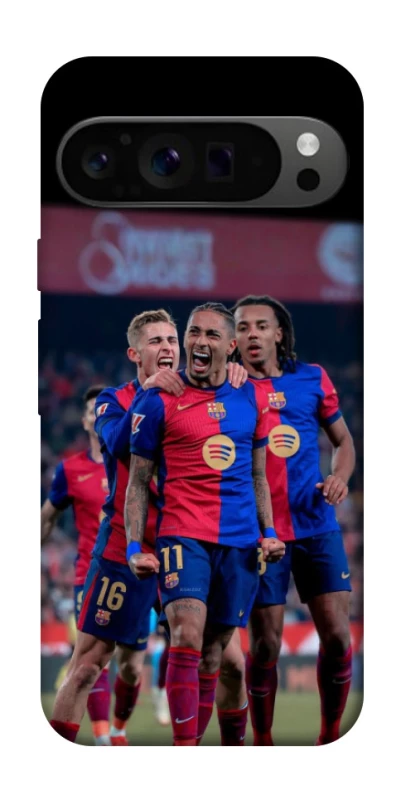 Чехол на Google Pixel 9 Pro FC Barcelona team фото 1 из 1