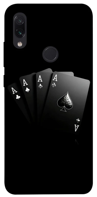 Чехол на Xiaomi Redmi Note 7 / Note 7 Pro / Note 7s Black Cards фото 1 из 1