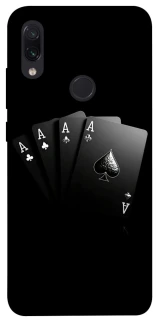 Чехол на Xiaomi Redmi Note 7 / Note 7 Pro / Note 7s Black Cards фото 1 из 1