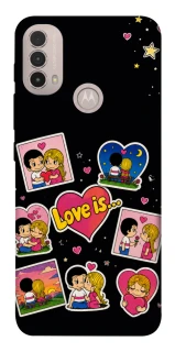 Чехол на Motorola Moto E40 Love is фото 1 из 1