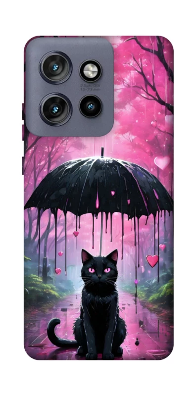 Чохол на Motorola Edge 50 Neo Black cat фото 1 з 1