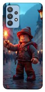 Чохол на Samsung Galaxy M32 Roblox Fire Logo Blue Flames фото 1 з 1