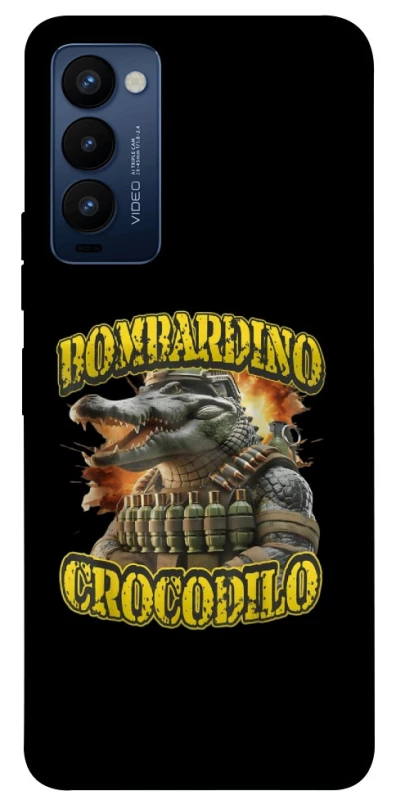 Чехол на TECNO Camon 18 Bombardino Crocodilo фото 1 из 1