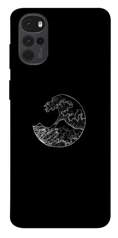 Чохол на Motorola Moto G22 Black tsunami фото 1 з 1