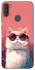 Чехол на Samsung Galaxy A11 Сat with glasses фото 1 из 1
