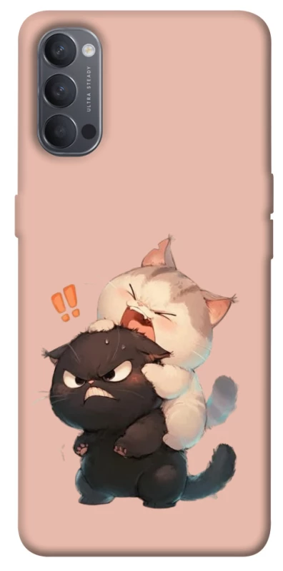 Чохол на Oppo Reno 4 Сat and cat фото 1 з 1
