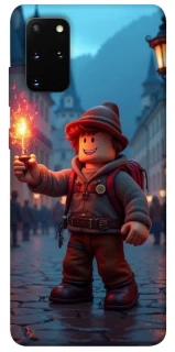 Чохол на Samsung Galaxy S20+ Roblox Fire Logo Blue Flames фото 1 з 1