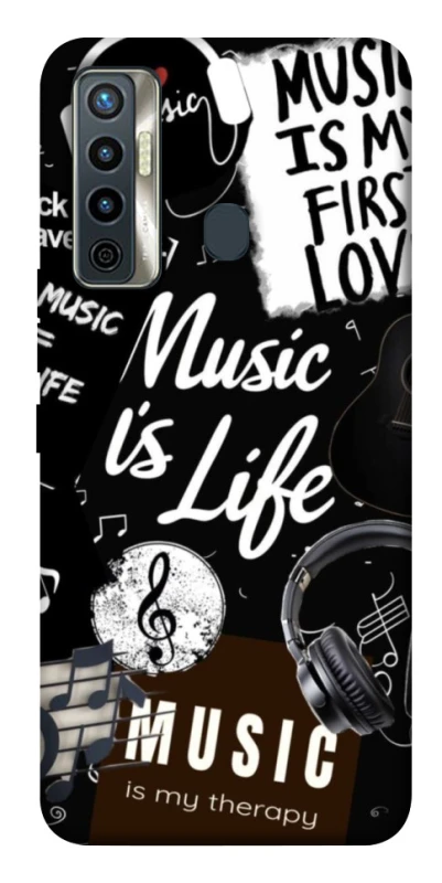 Чехол на TECNO Camon 17 Music is Life фото 1 из 1
