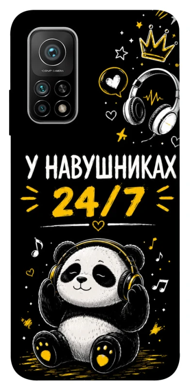 Чехол на Xiaomi Mi 10T У навушниках 24/7 фото 1 из 1