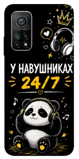 Чехол на Xiaomi Mi 10T У навушниках 24/7 фото 1 из 1