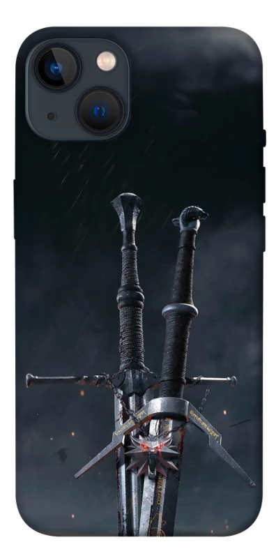 Чехол на Apple iPhone 13 (6.1") Мечи Ведьмака фото 1 из 1