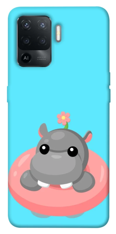Чохол на Oppo Reno 5 Lite Adopt Me Hippo Floatie фото 1 з 1