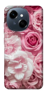 Чехол на TECNO Spark Go 1 Розовые цветы фото 1 из 1