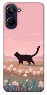 Чехол на Realme 10 4G cat on a field фото 1 из 1