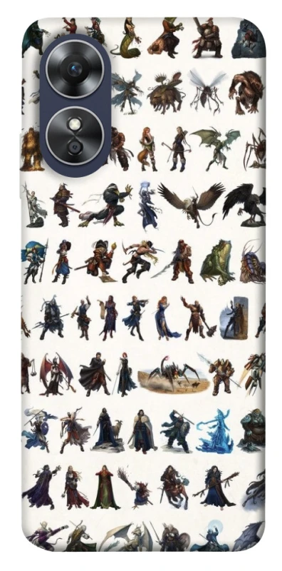 Чохол на Oppo A17 Character Selection фото 1 з 1