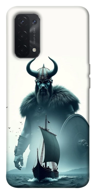 Чехол на Oppo A54 5G / A74 5G Nordic drakkar v2 фото 1 из 1