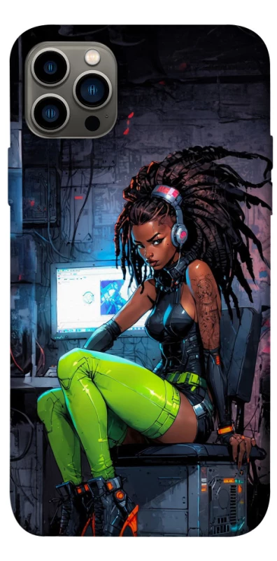 Чехол на Apple iPhone 12 Pro (6.1") Cyber girl фото 1 из 1