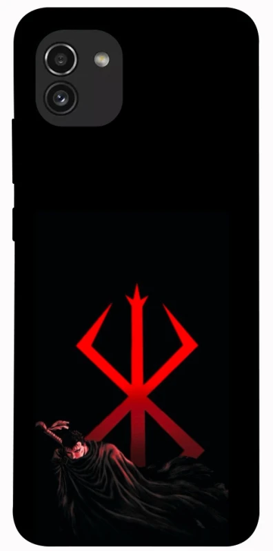 Чехол на Samsung Galaxy A03 Berserk Red Logo фото 1 из 1