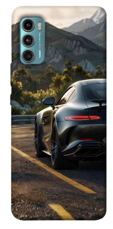 Чохол на Motorola Moto G60 Car in the mountains фото 1 з 1