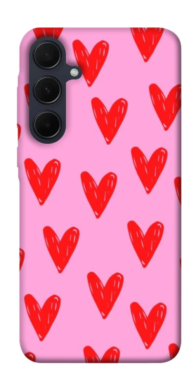 Чохол на Samsung Galaxy A35 Red hearts 2 фото 1 з 1
