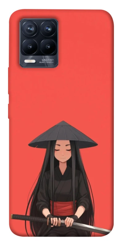 Чехол на Realme 8 Red samurai фото 1 из 1