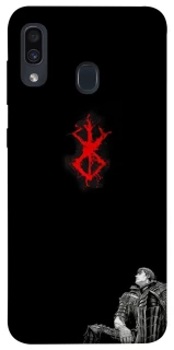 Чехол на Samsung Galaxy A20 / A30 berserk black фото 1 из 1