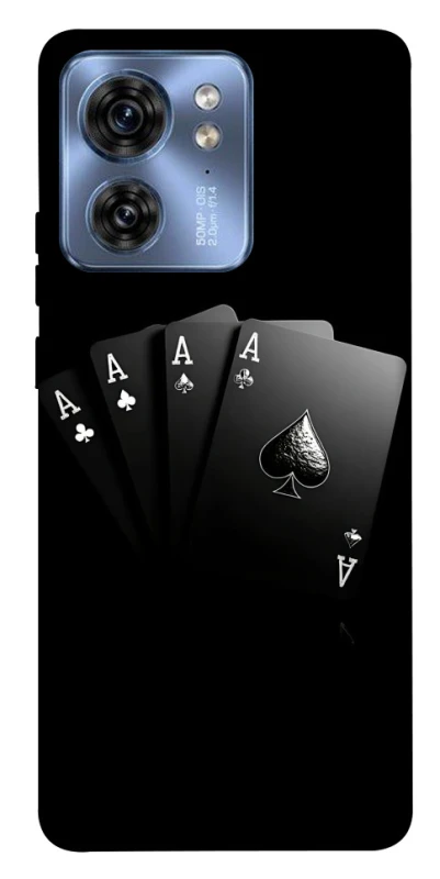Чохол на Motorola Edge 40 Black Cards фото 1 з 1